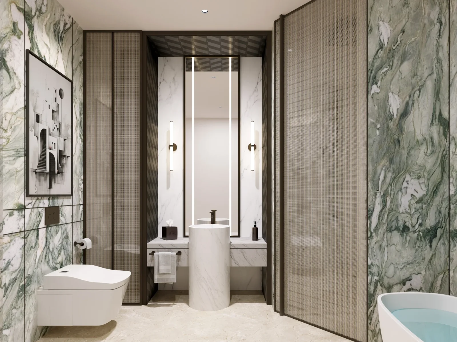 2BHK-Master Bathroom-