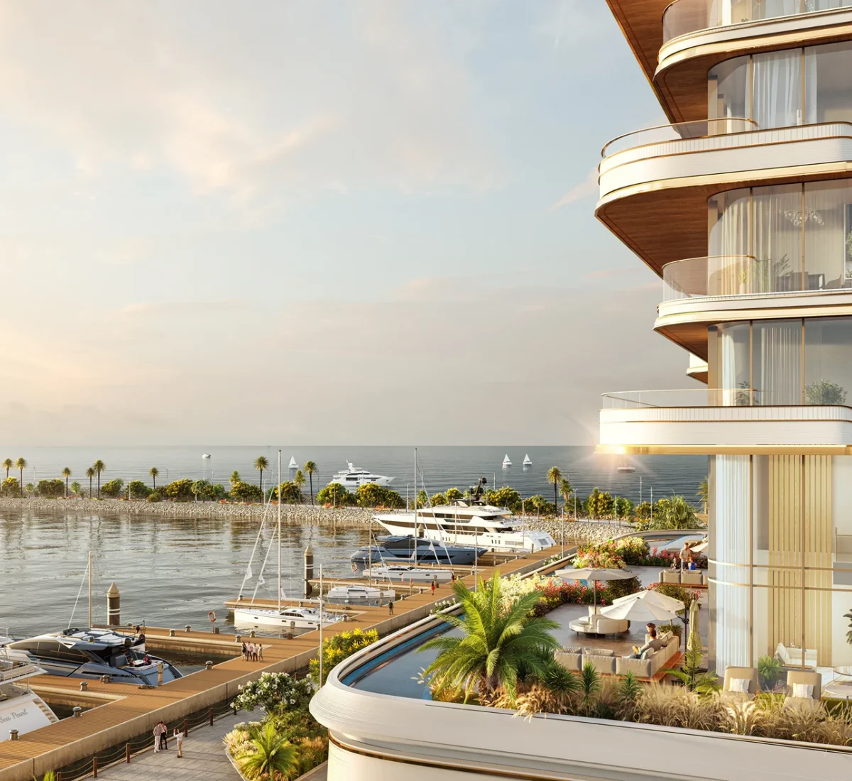 LIV OCEANSIDE Dupex Pool Sunset