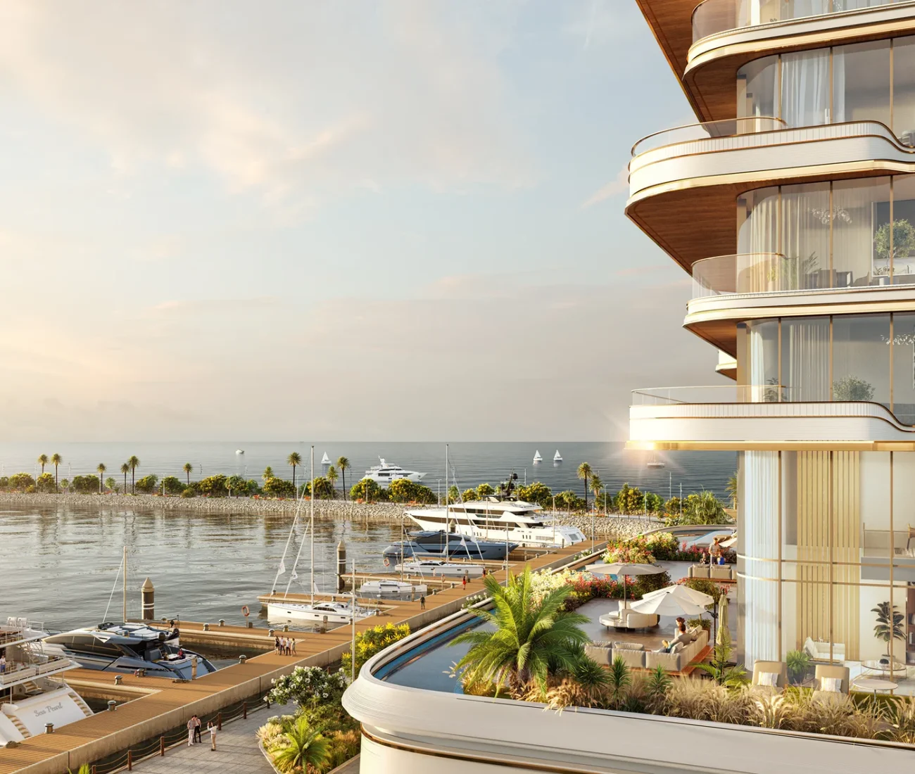 LIV OCEANSIDE Dupex Pool Sunset