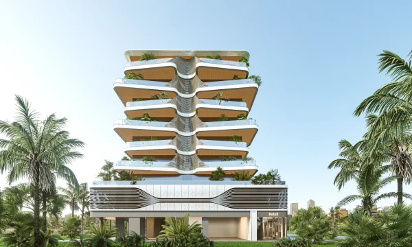 The side of the building